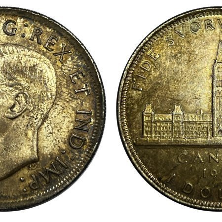 1 Dollar Canada Silver George Vi 1939